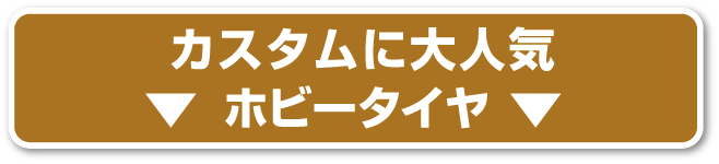 カスタムに大人気のホビータイヤ